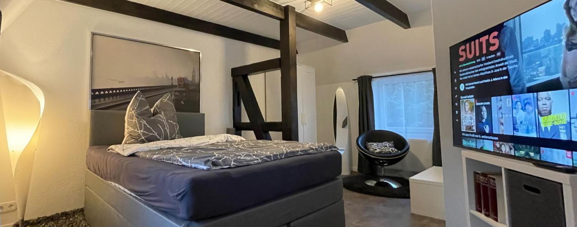 Bückeburg Fachwerkhaus Mit 2 Getrennten Schlafzimmern, Wohnzimmer Und Kueche מראה חיצוני תמונה